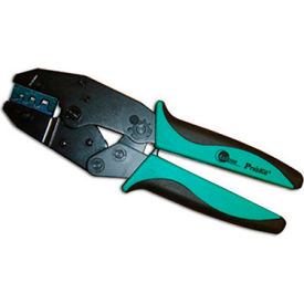 Crimper, Ratcheted, AWG 20-18, 16-14, 12-10, Non-Insulated, Open Barrel Terminals
