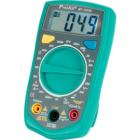 Digits, 600VAC/DC, Basic Accuracy 0.5%, True RMS, DMM with Temperature Measure, 1000VDC, 750VAC