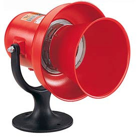 Federal Signal A-120 Siren, 120VAC/DC, Electromechanical, Red