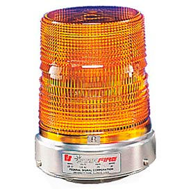 Strobe Light, 120VAC, Pipe Mount, Amber