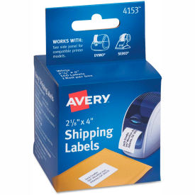 Thermal Printer Labels, Shipping, 2-1/8 x 4, White, 140/Roll, 1 Roll/Box
