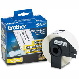 Die-Cut Address Labels, 1.4" x 3.5", White, 400/Roll