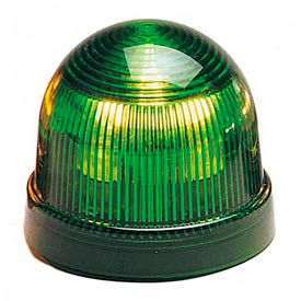 Federal Signal StreamLine Low Profile LED Light, 12-24V AC/DC, Green, 4 Flash Pat
