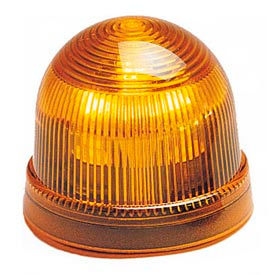 StreamLine Low Profile LED Light, 90-240VAC, Amber,4 Flash Pattern