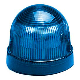 StreamLine Low Profile LED Light, 90-240VAC, Blue, 4 Flash Patterns