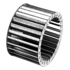 Galvanized Steel Blower Wheel - 4" Diameter 1/4" Bore