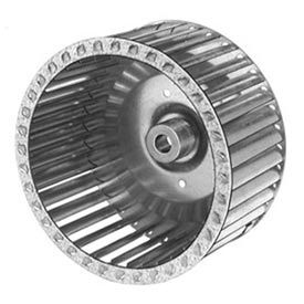 Galvanized Steel Blower Wheel, Ccw Rotation, 7-31/64" Dia., 1/2" Bore, 3-1/2"W