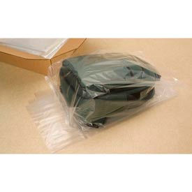 28"W x 24"D x 60"L Gusseted Poly Bags, 1.5 Mil Thickness, Clear, 100/Pack