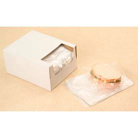 Sandwich Bags In Dispenser Box, 7"W x 7"L, .75 Mil, Clear, 2000/Pack