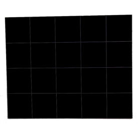 3/4" Black Magnetic Squares 20/Pk