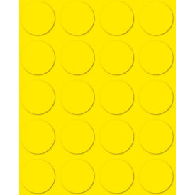 3/4" Yellow Magnetic Circles 20/Pk