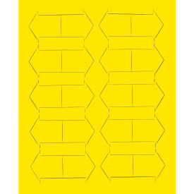 3/4" Yellow Magnetic Arrows 20/Pk