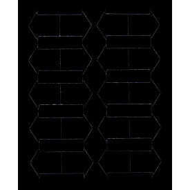 3/4" Black Magnetic Arrows 20/Pk
