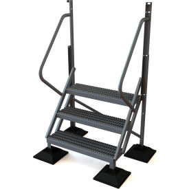 U-Design Rooftop Platforms - 3-Step 50 Degree Incline Ladder