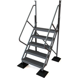 U-Design Rooftop Platforms - 5-Step 50 Degree Incline Ladder