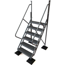 U-Design Rooftop Platforms - 6-Step 50 Degree Incline Ladder