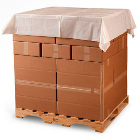 Poly Pallet Top Sheets, 60"W x 60"L, 2 Mil, White, 175/Roll