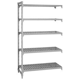 Premium Add-On Unit - 5 Vented Shelves 24x36x72