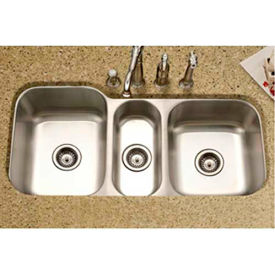 Undermount Stainless Steel Triple Bowl Kitchen Sink