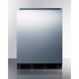 Freestanding Counter Height All Refrigerator w/ Horizontal Handle, 5.5 Cu. Ft. Cap., Silver