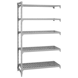 Premium Add-On Unit - 5 Vented Shelves 24x48x64