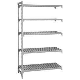 Premium Add-On Unit - 5 Vented Shelves 18x48x72