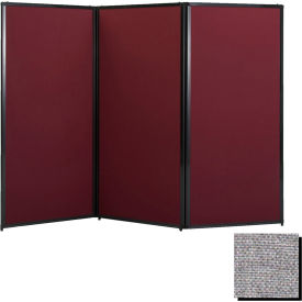 Privacy Screen, 80" Fabric, Cloud Gray