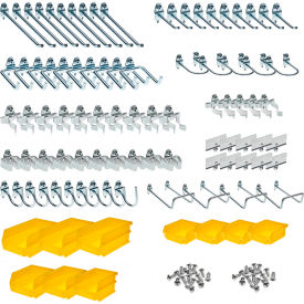 DuraHook Kit, 85 Assorted Hooks & 10 Assorted Bins