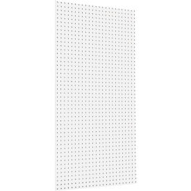 Polypropylene Pegboards, 24" x 48" x 1/4", White, Set of 2