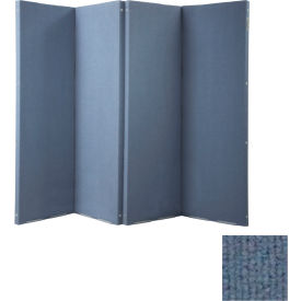 Portable Acoustical Partition, 8' x 6'6", Blue