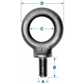 Eyebolt - Metric - Shoulder Pattern - M30 x 3.50 - Short Shank - Made In USA