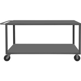 Heavy Duty Utility Cart - 4000 Lb. Cap. 2 Shelves 8" Wheels