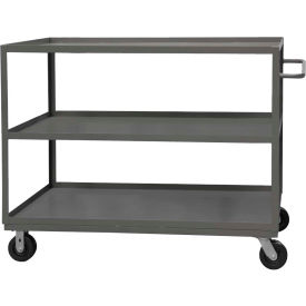 Stock Service Cart - 3000 lb. Capacity Top Lip Down 3 Shelves