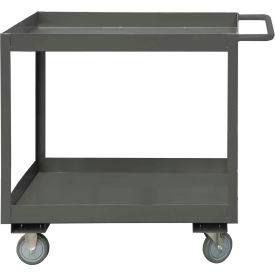 Deep Shelf Stock Cart - 3600 Lb. Capacity, 2 Shelves, Phenolic Wheels