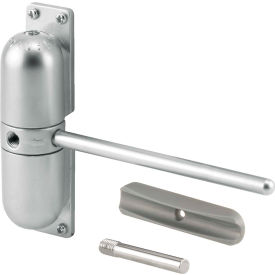 Safety Spring Door Closer, Satin Chrome