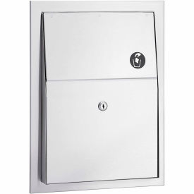 Sanitary Napkin Disposal 1.5 Gallon, Surface Mount Stainless Steel - 4722-150000