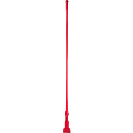Fiberglass Jaw-Style Mop Handle 60", Red