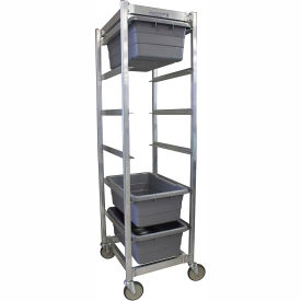 Aluminum Lug Cart - 6 Lug Cap. Unassembled 27"L x 20"W x 70-1/2"H, Gray, No Lugs