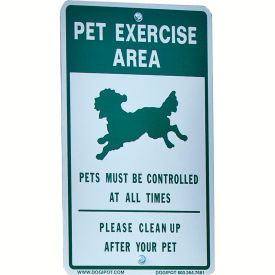 Pet Sign, Off Leash, 18" x 11-1/2", Aluminum, Reflective