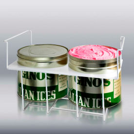 Summit-Basket Holder For Two Round Ice Cream Tubs
