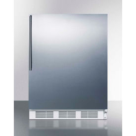 ADA Freestanding Refrigerator Freezer with Towel Bar Handle, 5.1 Cu. Ft. Capacity, White
