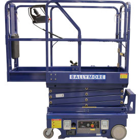 Drivable Mini Scissor Lift 12' Platform 500 Lb. Capacity
