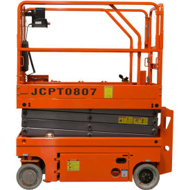 Drivable Mini Scissor Lift 19' Platform 500 Lb. Capacity