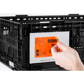 Board Container Placard Label Holder IPX-9 2 Holes, w/"Place Label Here" 4-1/2 x 6-1/2
