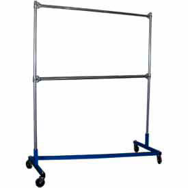 Z-Rack Garment Storage Rack - 2 Crossbars 63 x 23 x 78