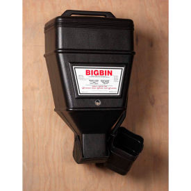 Big Bin Dog Food Dispenser Black