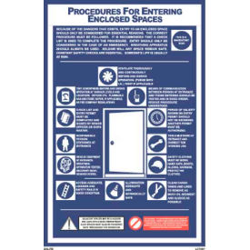 Procedures for Entering Enclosed Spaces Poster - 1/Case
