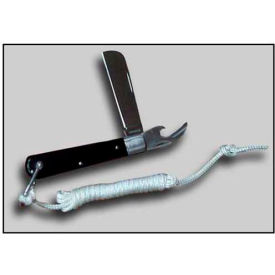 Jack Knife w/Lanyard & Can Opener, Yellow 1/Box