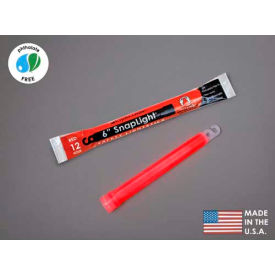 6" SnapLight Light Sticks, Red