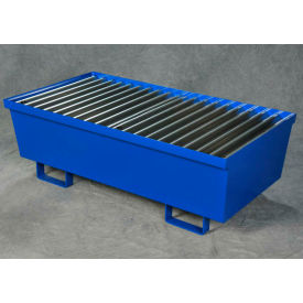 2 Drum Spill Containment Platform - 51-1/2"W x 27"D x 13"H - Steel